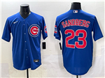 Chicago Cubs #23 Ryne Sandberg Blue Limited Jersey