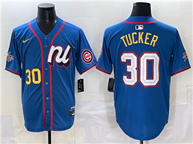 National League #30 Kyle Tucker Blue 2025 MLB All-Star Edition Limited Jersey