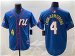 National League #4 Pete Crow-Armstrong Blue 2025 MLB All-Star Edition Limited Jersey