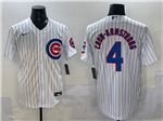 Chicago Cubs #4 Pete Crow-Armstrong White Limited Jersey