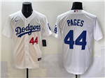Los Angeles Dodgers #44 Andy Pages White Limited Jersey