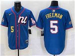National League #5 Freddie Freeman Blue 2025 MLB All-Star Edition Limited Jersey