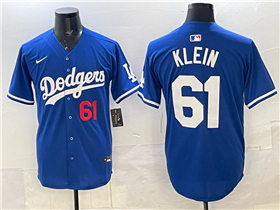Los Angeles Dodgers #61 Will Klein Royal Blue Limited Jersey