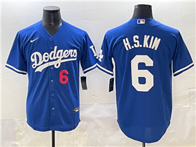 Los Angeles Dodgers #6 Hyeseong Kim Royal Blue Limited Jersey