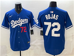 Los Angeles Dodgers #72 Miguel Rojas Royal Blue Limited Jersey