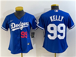 Los Angeles Dodgers #99 Joe Kelly Women's Royal Blue Limited Jersey