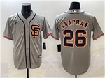 San Francisco Giants #26 Matt Chapman Gray Limited Jersey