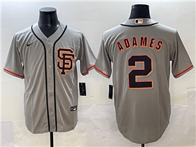 San Francisco Giants #2 Willy Adames Gray Limited Jersey