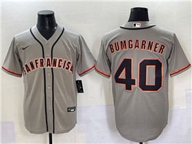 San Francisco Giants #40 Madison Bumgarner Gray Limited Jersey