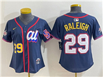 American League #29 Cal Raleigh Women's Navy 2025 MLB All-Star Limited Jersey