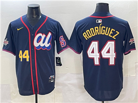 American League #44 Julio Rodríguez Navy 2025 MLB All-Star Edition Limited Jersey