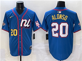 National League #20 Pete Alonso Blue 2025 MLB All-Star Edition Limited Jersey