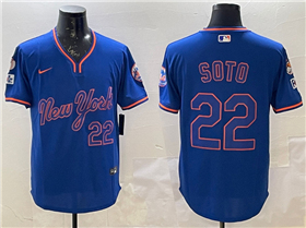 New York Mets #22 Juan Soto Blue 2025 Spring Training Limited Jersey