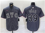 New York Mets #39 Edwin Díaz Graphite 2024 City Connect Limited Jersey