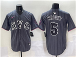 New York Mets #5 David Wright Graphite 2024 City Connect Limited Jersey