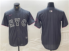 New York Mets Graphite 2024 City Connect Limited Team Jersey