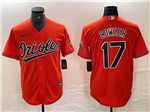 Baltimore Orioles #17 Colton Cowser Orange Limited Jersey