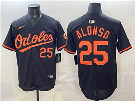 Baltimore Orioles #25 Pete Alonso Black Limited Jersey