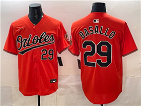 Baltimore Orioles #29 Samuel Basallo Orange Limited Jersey