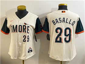 Baltimore Orioles #29 Samuel Basallo Women's Cream 2026 City Connect Jersey