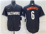 Baltimore Orioles #6 Ryan Mountcastle Black 2023 City Connect Jersey