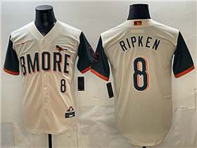 Baltimore Orioles #8 Cal Ripken Jr Cream 2026 City Connect Jersey