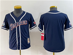 San Diego Padres Youth Navy Cooperstown Collection Team Jersey