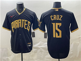 Pittsburgh Pirates #15 Oneil Cruz Black 2026 City Connect Jersey
