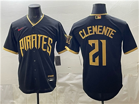 Pittsburgh Pirates #21 Roberto Clemente Black 2026 City Connect Jersey