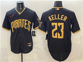 Pittsburgh Pirates #23 Mitch Keller Black 2026 City Connect Jersey