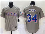 Texas Rangers #34 Nolan Ryan Gray Limited Jersey