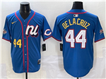 Cincinnati Reds #44 Elly De La Cruz Blue 2025 MLB All-Star Edition Limited Jersey