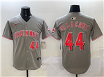 Cincinnati Reds #44 Elly De La Cruz Gray Limited Jersey