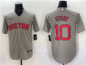 Boston Red Sox #10 Trevor Story Gray Limited Jersey