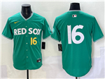 Boston Red Sox #16 Jarren Duran Green 2025 City Connect Limited Jersey