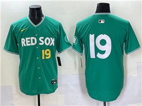 Boston Red Sox #19 Roman Anthony Green 2025 City Connect Limited Jersey