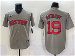 Boston Red Sox #19 Roman Anthony Gray Limited Jersey