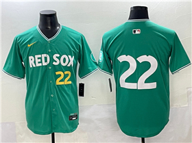 Boston Red Sox #22 Garrett Whitlock Green 2025 City Connect Limited Jersey