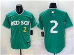 Boston Red Sox #2 Alex Bregman Green 2025 City Connect Limited Jersey