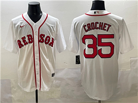 Boston Red Sox #35 Garrett Crochet White Limited Jersey