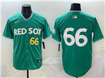Boston Red Sox #66 Brayan Bello Green 2025 City Connect Limited Jersey