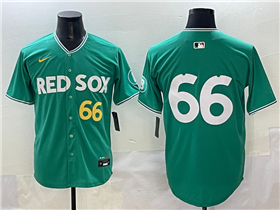 Boston Red Sox #66 Brayan Bello Green 2025 City Connect Limited Jersey