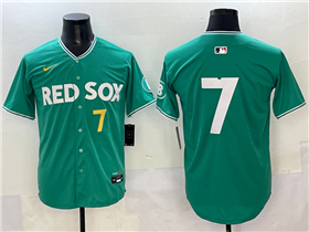 Boston Red Sox #7 Masataka Yoshida Green 2025 City Connect Limited Jersey