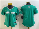Boston Red Sox Women's Green 2025 City Connect Limited Team Jersey