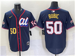 American League #50 Kris Bubic Navy 2025 MLB All-Star Edition Limited Jersey