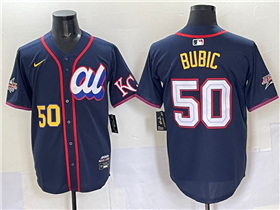 American League #50 Kris Bubic Navy 2025 MLB All-Star Edition Limited Jersey