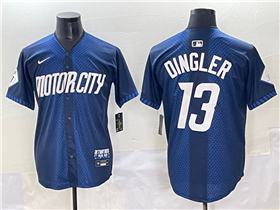 Detroit Tigers #13 Dillon Dingler Navy 2024 City Connect Limited Jersey