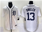 Detroit Tigers #13 Dillon Dingler White Limited Jersey