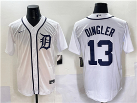 Detroit Tigers #13 Dillon Dingler White Limited Jersey