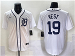 Detroit Tigers #19 Will Vest White Limited Jersey